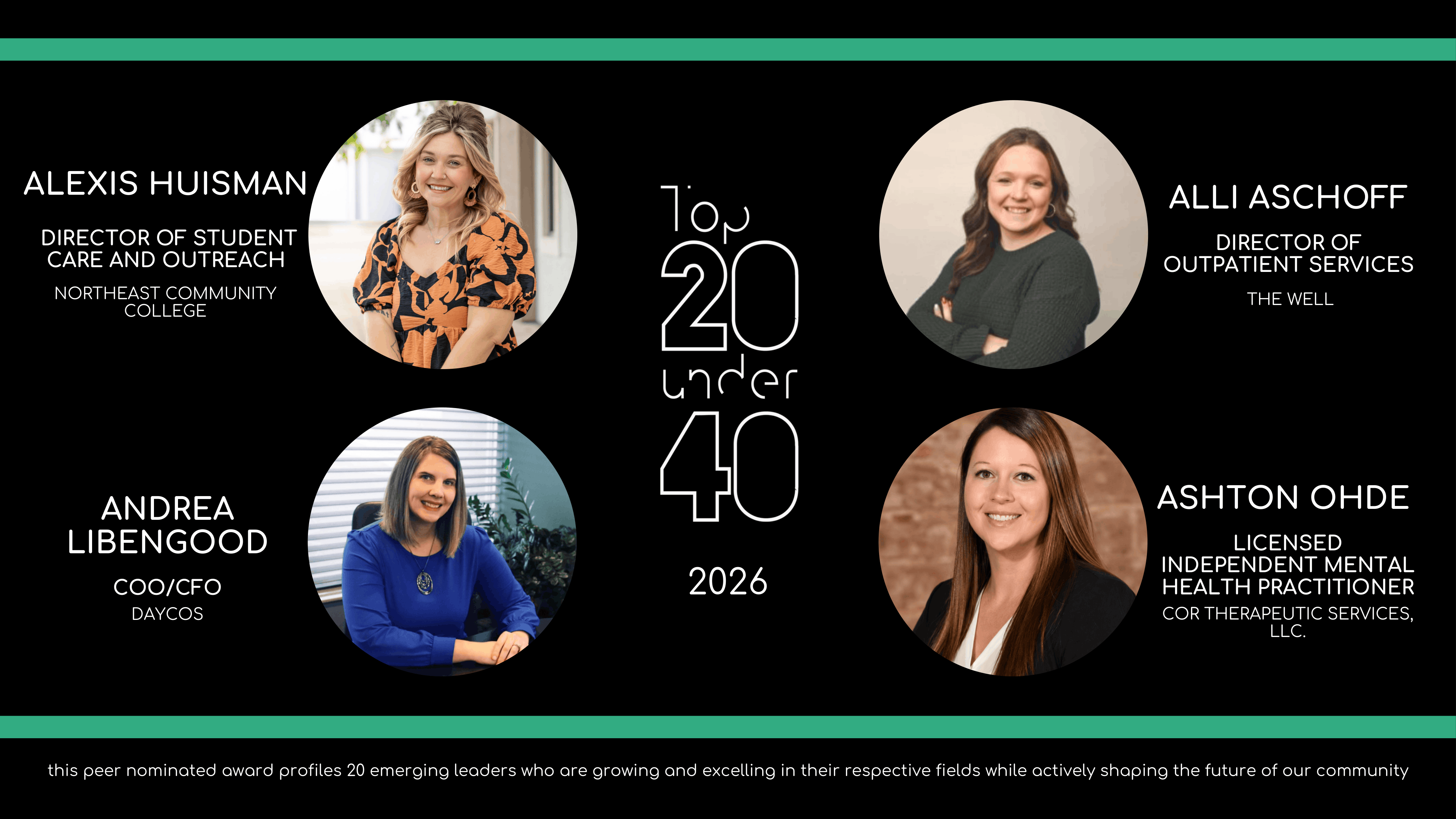 CONNECT Top 20 Under 40-2026 Recipients-2